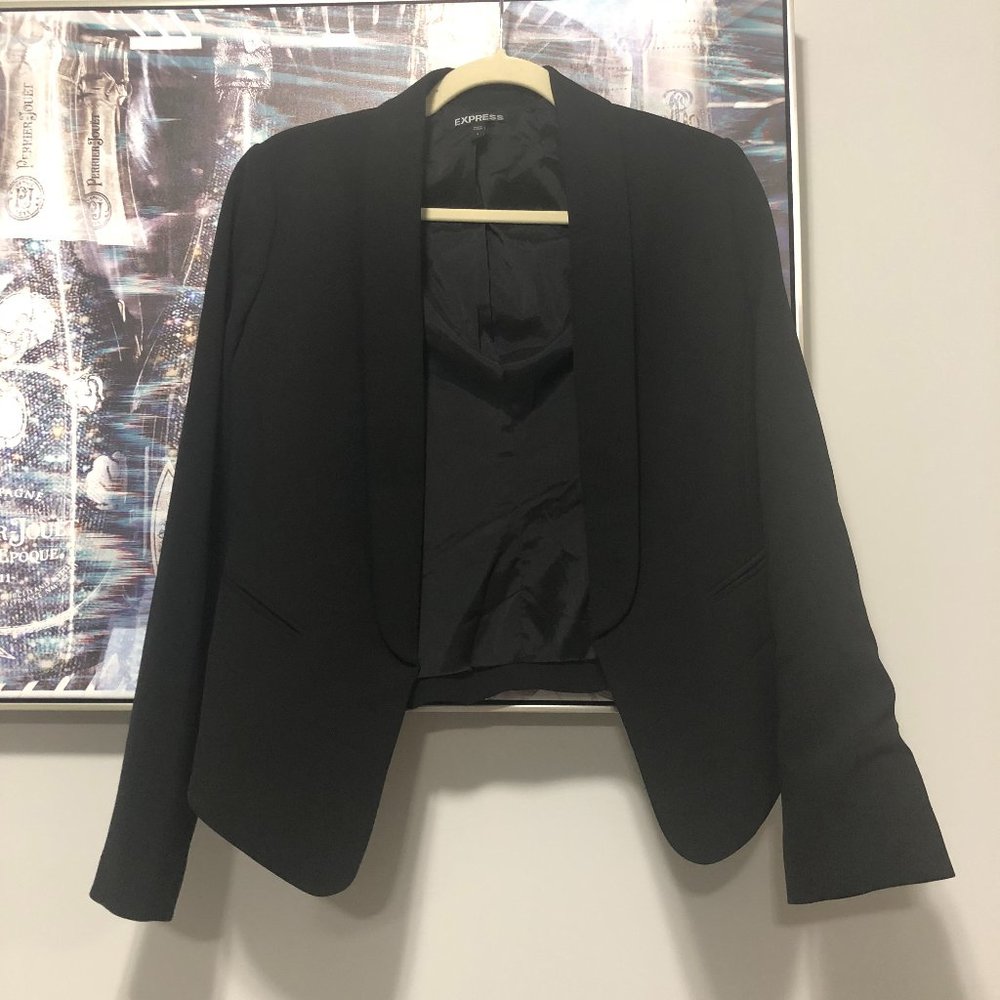 Black Chic Blazer from Express